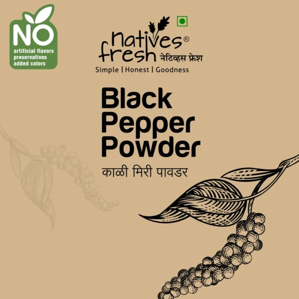 काळी मिरी पावडर