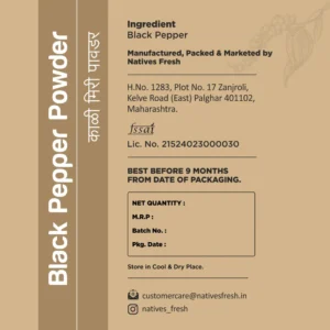 Black Pepper Powder
