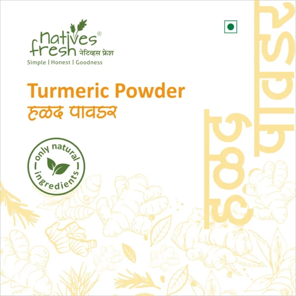 Turmeric Powder Label